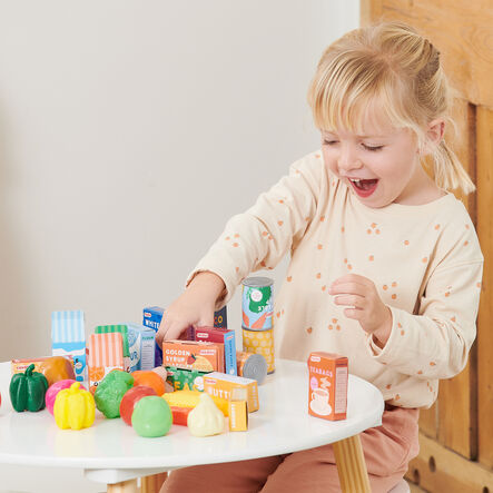 Plastic Role Play Cartons and Food Sets  hi\-res