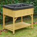 Raised Bed Planter Natural Wood H80 x W78 x D58cm  hi\-res