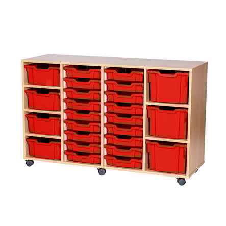 Mobile Quad Tray Unit Combination 25  hi\-res