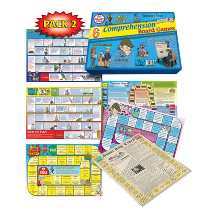 Smart Kids 6 Reading Comprehension Board Games  hi\-res