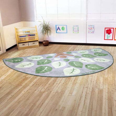 Semi\-Circle Leaf Placement Carpet 3m x 1.5m  hi\-res