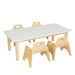 Essentials White Rectangular Table  hi\-res