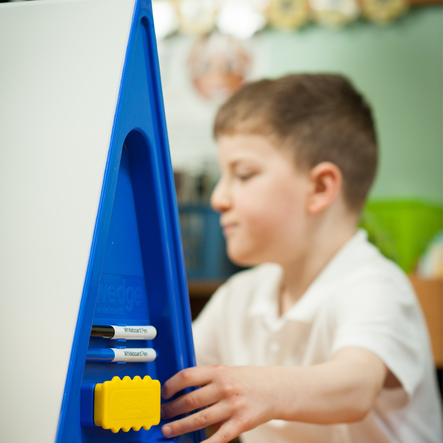 Wedge Tabletop Magnetic Portable Whiteboard  hi\-res
