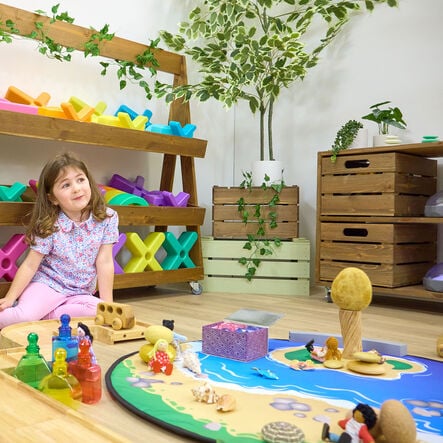 TTS Recordable Small World Beach \x26 Sea Scape Play Mat  hi\-res