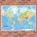 Outdoor World Map Playground Signs  hi\-res