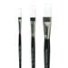 White Synthetic Sable Flat Paint Brushes 10pk  hi\-res