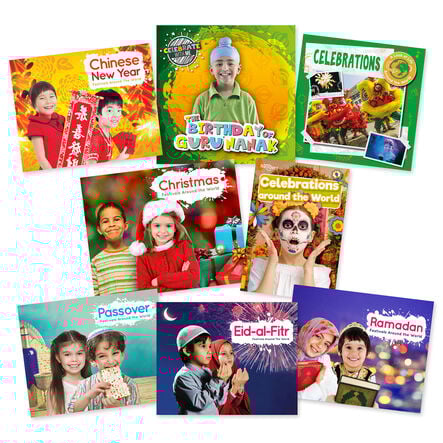 Holidays Festivals and Celebration Books 8pk  hi\-res
