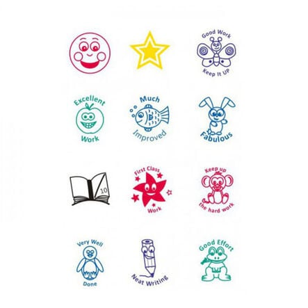 Motivational Stamps with Case 12pk  hi\-res