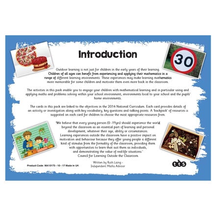 TTS Outdoor Maths Problem Solving Cards Year 1  hi\-res