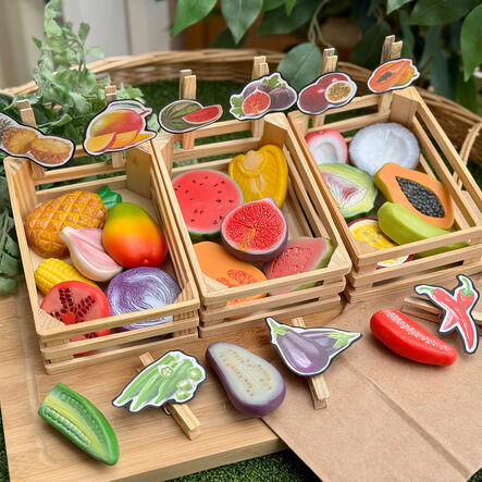 Yellow Door Role Play Sensory Stones Food Set 20pc  hi\-res