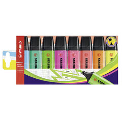 STABILO BOSS Chisel Tip Assorted Highlighters 8pk  hi-res
