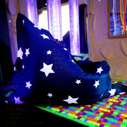 Star Print Kids Giant Bean Bag Chair  hi\-res