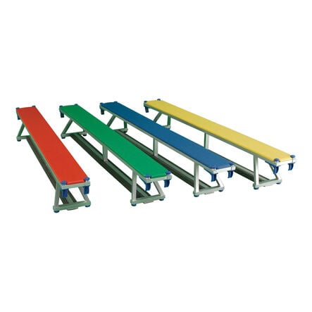 Lita Lightweight Aluminium Gym Benches 2.4m Multicolour 4pk Multicoloured hi\-res