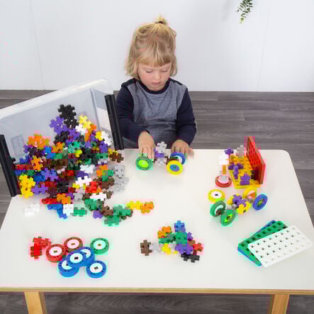 Interlocking Block Construction Vehicles Set  hi\-res