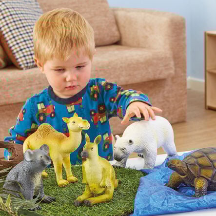 Small World Zoo Jumbo Animals Set 5pc  hi\-res