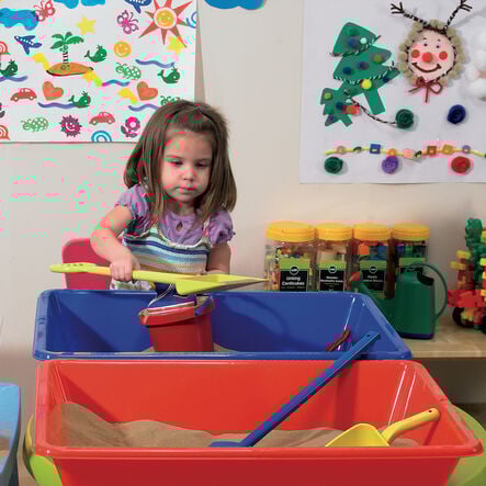 Bright Colours Messy Play Sand \x26 Water Trays 4pk  hi\-res