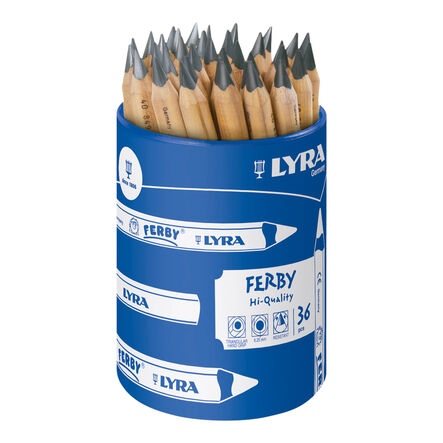 Lyra Half Length Graphite Pencils Tub 36pk  hi\-res