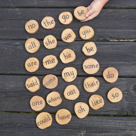 Wooden Tricky Word Pieces \- All Phonic Phases  hi\-res