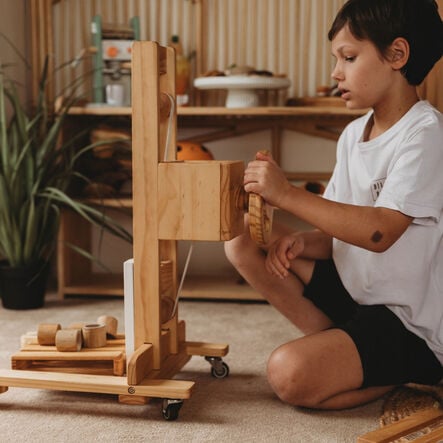 Explore Nook Construction Wooden Forklift \x26 Pallets  hi\-res