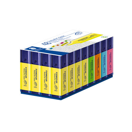 Staedtler Textsurfer Highlighter Yellow \/ Mxd 48pk  hi\-res