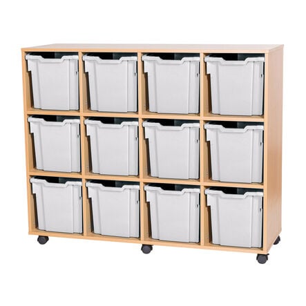 Mobile Quad Tray Storage Unit 12 Jumbo  hi\-res