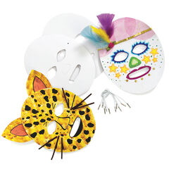 Decorate your own Masks 24pk  hi-res