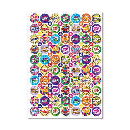 Praise Words and Thumbs Up Stickers Bulk Pack 3720pk  hi\-res
