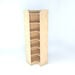 Internal Corner Library Bookcase In Maple  hi\-res