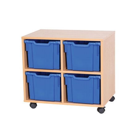 Mobile Double Tray Unit 4 Extra Deep  hi\-res