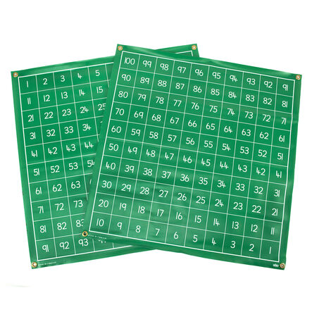 TTS Write on Vinyl Hundred Squares 1\-100 Ascending  hi\-res
