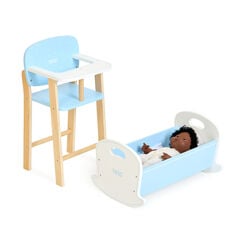 Role Play Baby Doll Highchair and Cot Bundle  hi-res
