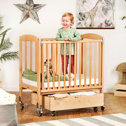 Millhouse Dropside Cot \x26 Under Cot Storage Bundle  hi\-res