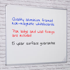 Double Sided Non Magnetic Whiteboard  Double Sided Non Magnetic Whiteboard  hi-res