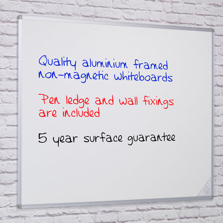 Double Sided Non Magnetic Whiteboard  hi\-res