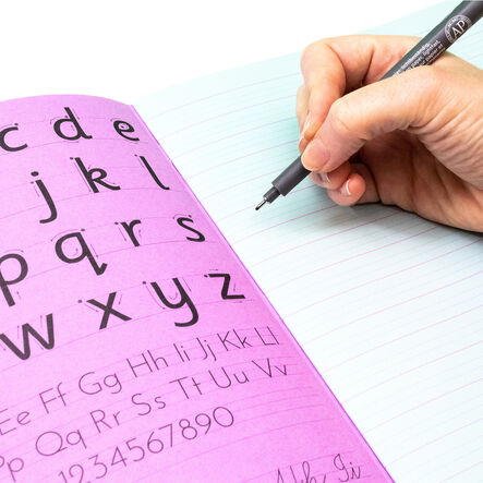 Tinted Blue Handwriting Book A4 25pk  hi\-res
