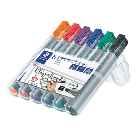 Lumocolor Flipchart Marker Pens 6pk  hi\-res