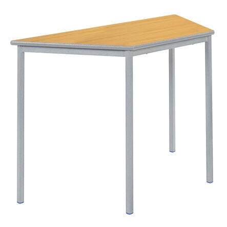 Fully Welded Tables Coloured Edge Trapezium  hi\-res