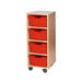 Mobile Single Tray Storage Unit 4 Deep  hi\-res