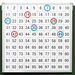 Front of Class Magnetic 1\-100 Board  hi\-res