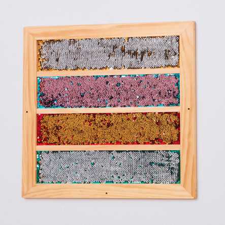 TTS Mark Making Sequin Stripe Board  hi\-res