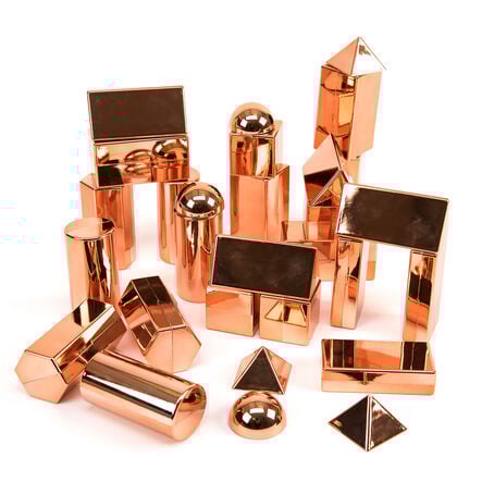 TTS Rose Gold Metallic Mini Blocks 32pk  hi\-res