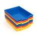 Gratnells Storage Trays 6 Pack Multicoloured Shallow Multicoloured hi\-res
