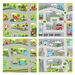 Small World Road Map Carpets 4pk  hi\-res