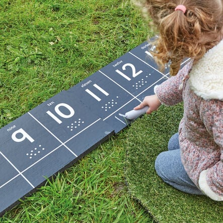 TTS Outdoor Number Chalkboard Tracks 1\-20  hi\-res