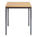 Welded Black Frame Square Tables 60x60cm  hi\-res