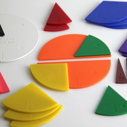 RE\-Plastic® Fraction Set Round in 10 Colours 71pcs  hi\-res