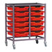 Gratnells 2 Column Tray Trolley For Shallow Trays  hi\-res
