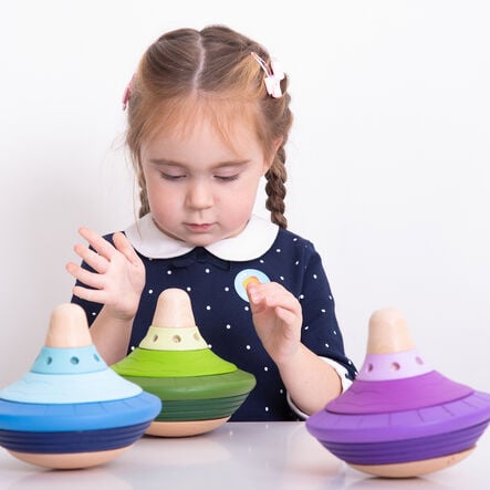 TTS Wooden Twist and Turn Spinning Tops  hi\-res