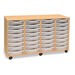 Mobile Tray Storage Unit With 32 Shallow Trays  hi\-res