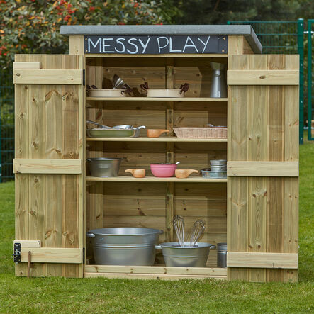 Outdoor Storage Shed with Chalkboard  hi\-res